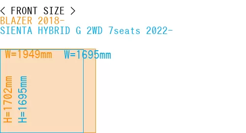 #BLAZER 2018- + SIENTA HYBRID G 2WD 7seats 2022-